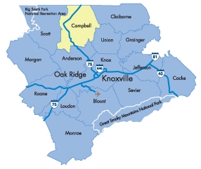 Campbell County Tennessee Map - Deeann Geraldine